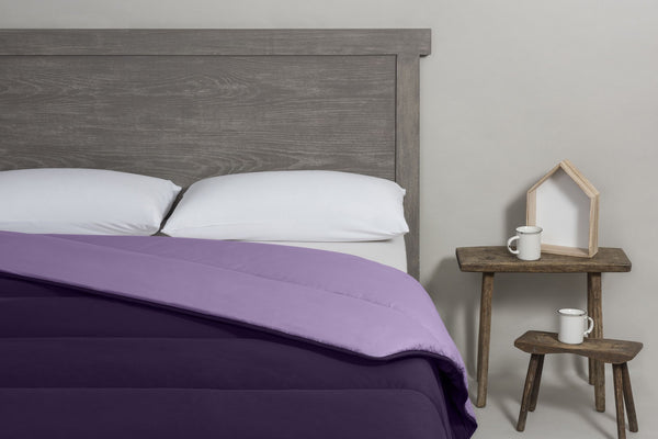 VELFONT EDREDON REVERSIBLE NORDICOLOR - MORADO LILA